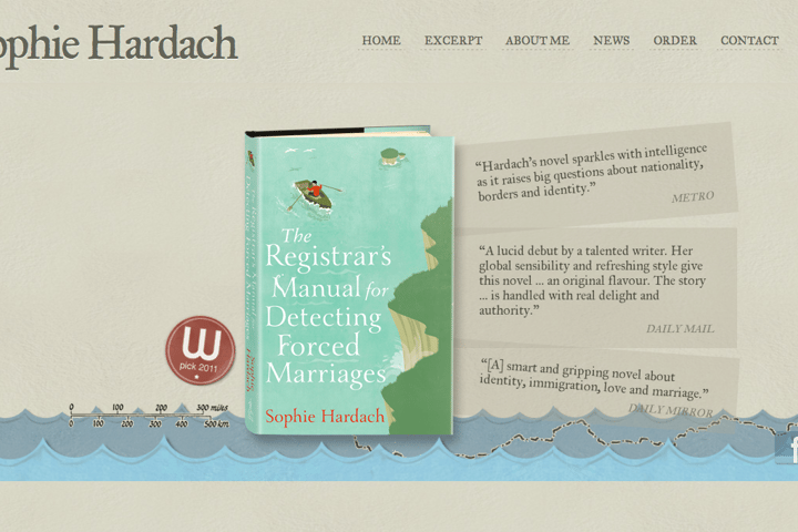 Sophie Hardach website preview
